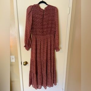 Long sleeve floral dress